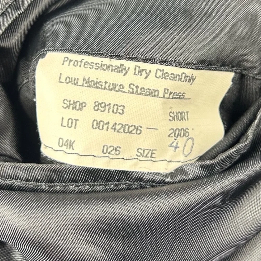 Brooks Brothers Blazer Mens 40S Charcoal Gray Brooksease Wool Sport‎ Coat USA